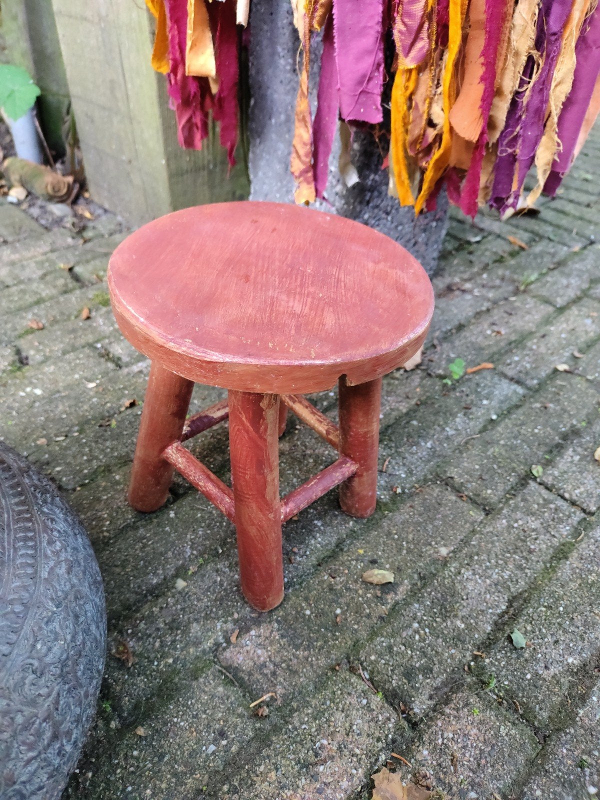 vintage krukje voor vaas, plant, pot, beeld binnen, buiten, Ophalen of Verzenden, Gebruikt