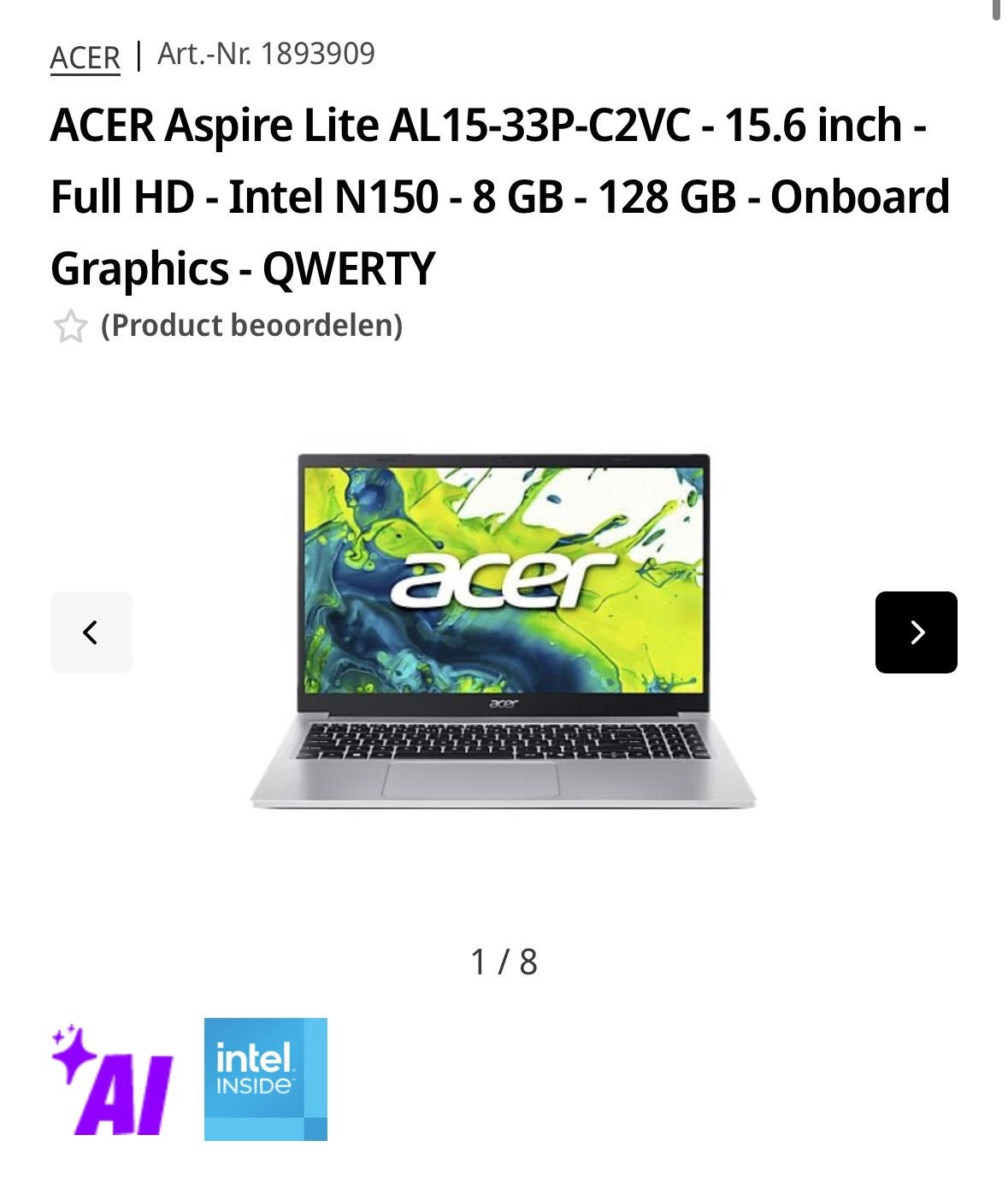 Laptop weggeven – voor iemand die het écht nodig heeft, Computers en Software, Chromebooks, Zo goed als nieuw, 14 inch, 8 GB, 256 GB of meer