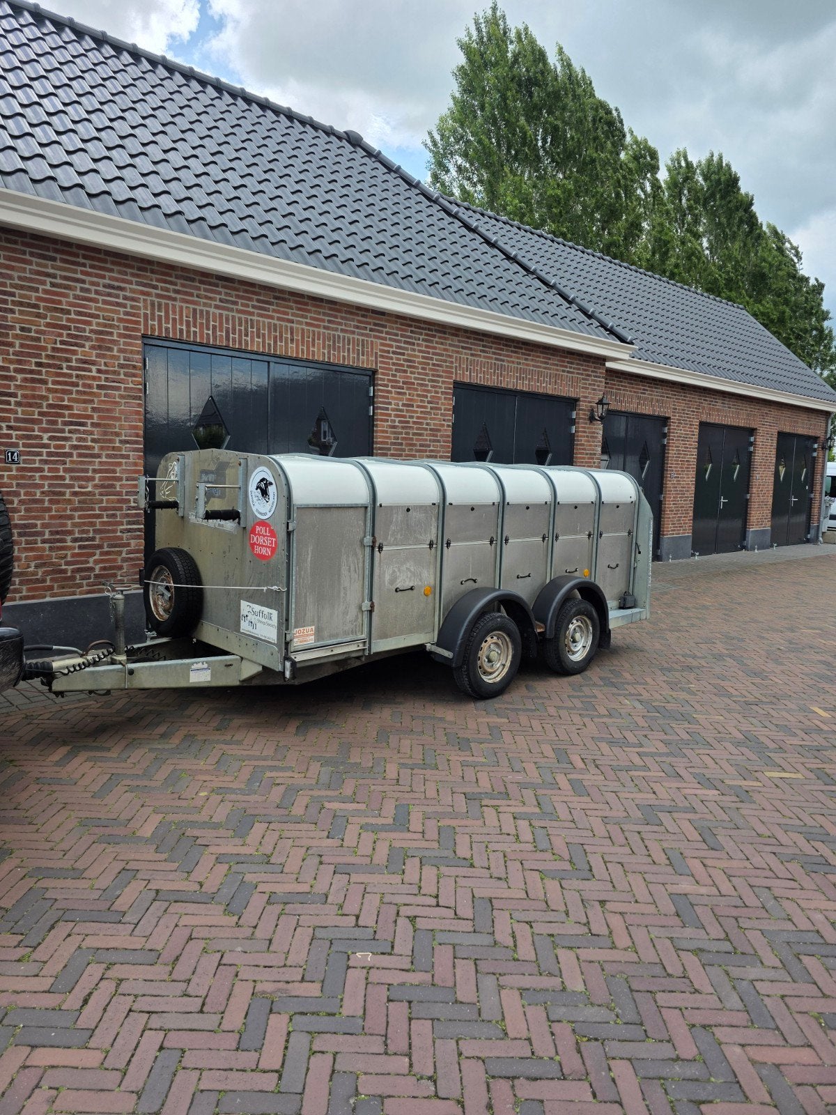 Ifor williams veetrailer, veewagen, veekar, schapen,kalveren, Auto diversen, Aanhangers en Bagagewagens, Ophalen