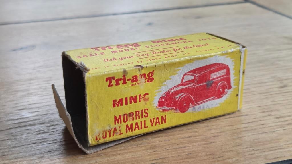 Oude Tri-ang triang Minic Morris Royal mail van auto doosje, Verzenden, Gebruikt, Auto, Overige merken