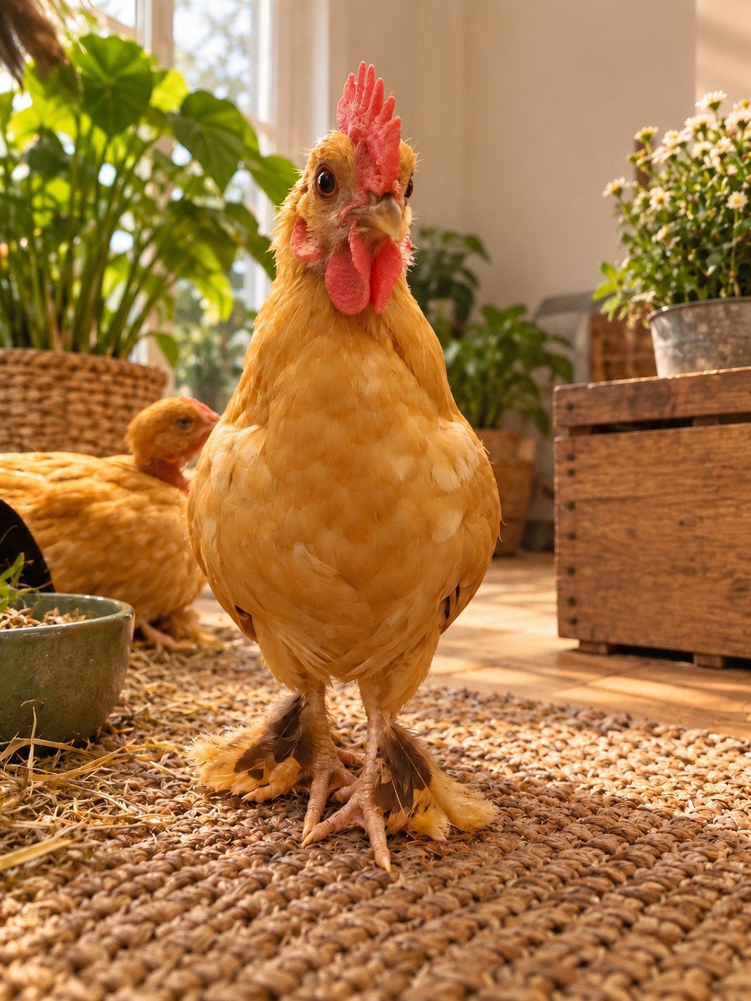 Huiskamer haan zoekt huisje.., Dieren en Toebehoren, Mannelijk, Kip