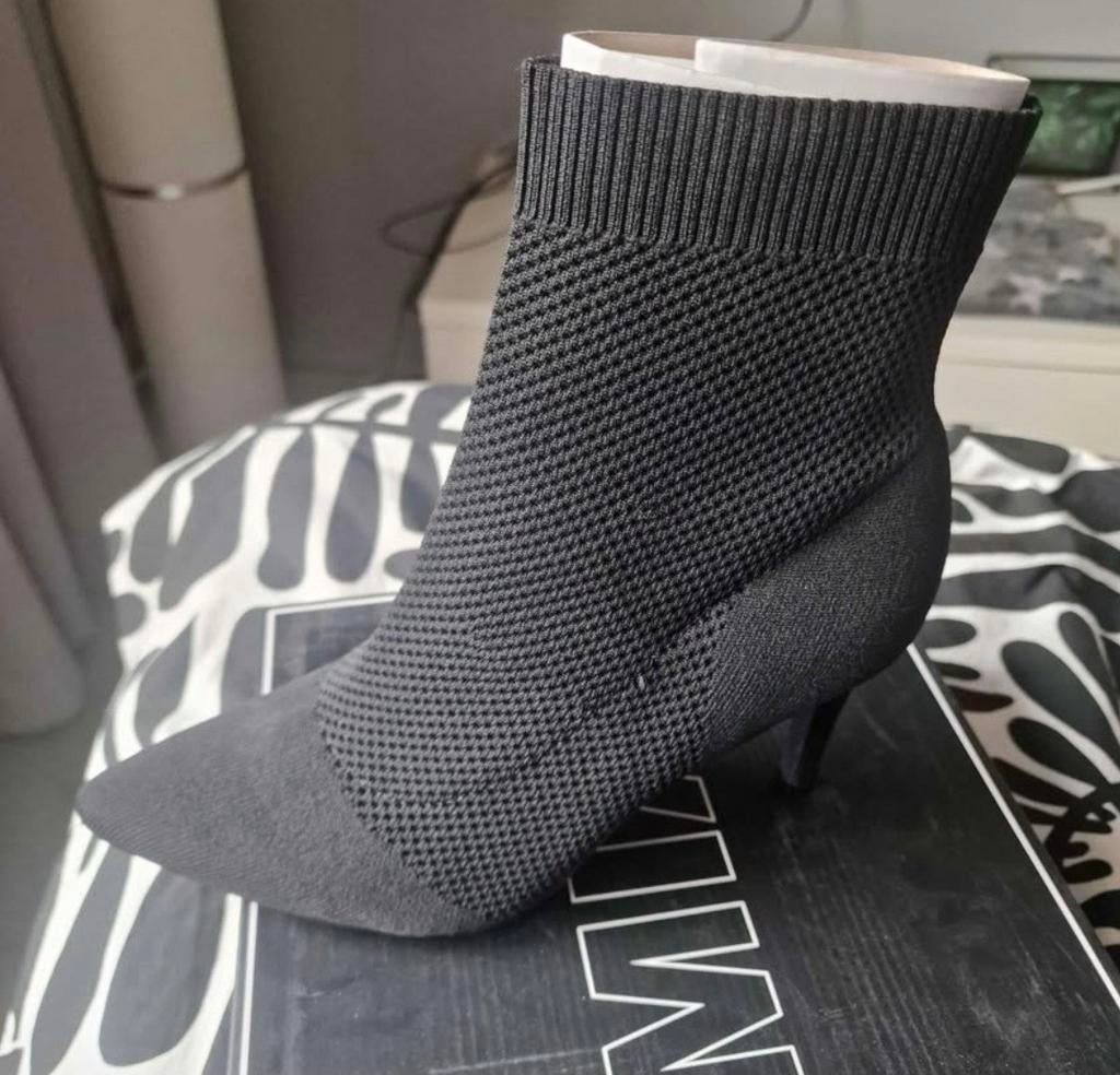 MiA McKinley Sock Boot - Zwart - Maat 41, Kleding | Dames, Schoenen, MiA, Zwart, Lage of Enkellaarzen, Ophalen of Verzenden