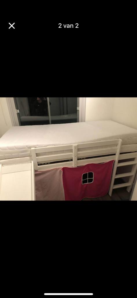 Hoogslaper, Kinderen en Baby's, Kinderkamer | Stapelbedden en Hoogslapers, Ophalen, Zo goed als nieuw, Hoogslaper