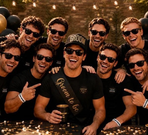 Groom to Be en ateam Groom set, Zwart, Ophalen of Verzenden, Struikheide 64,3069lj,Rotterdam, Accessoires