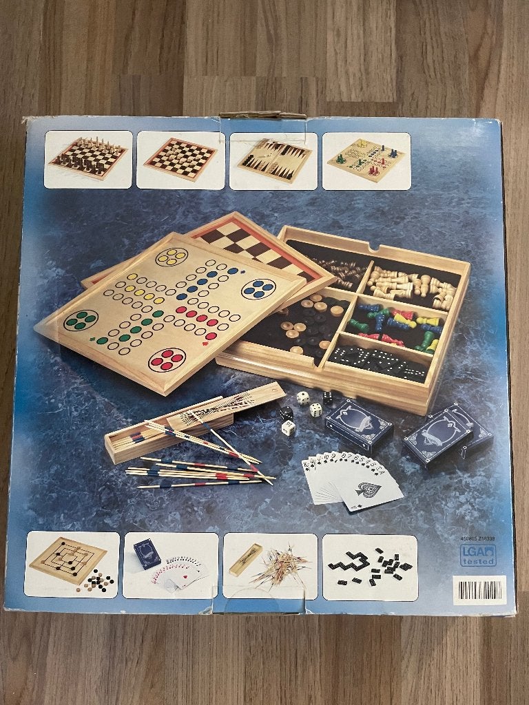 Houten spellendoos, Vijf spelers of meer, Ophalen, Zo goed als nieuw