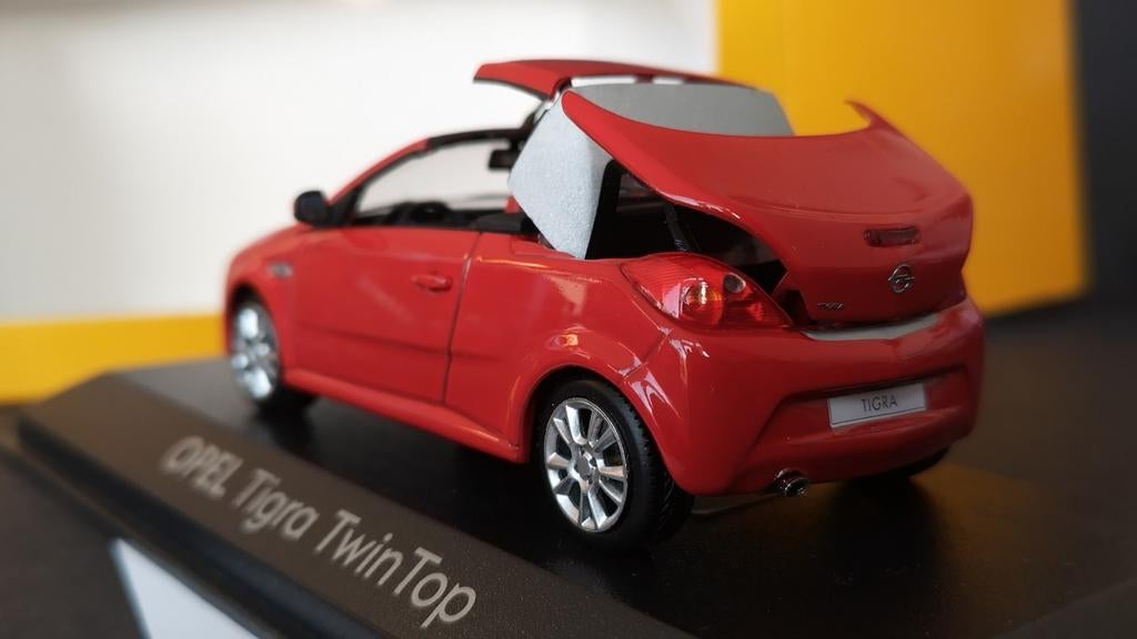 Opel Tigra Twin Top 1:43 Minichamps Pol, Hobby en Vrije tijd, Auto, MiniChamps, Aachen Germany, Nieuw