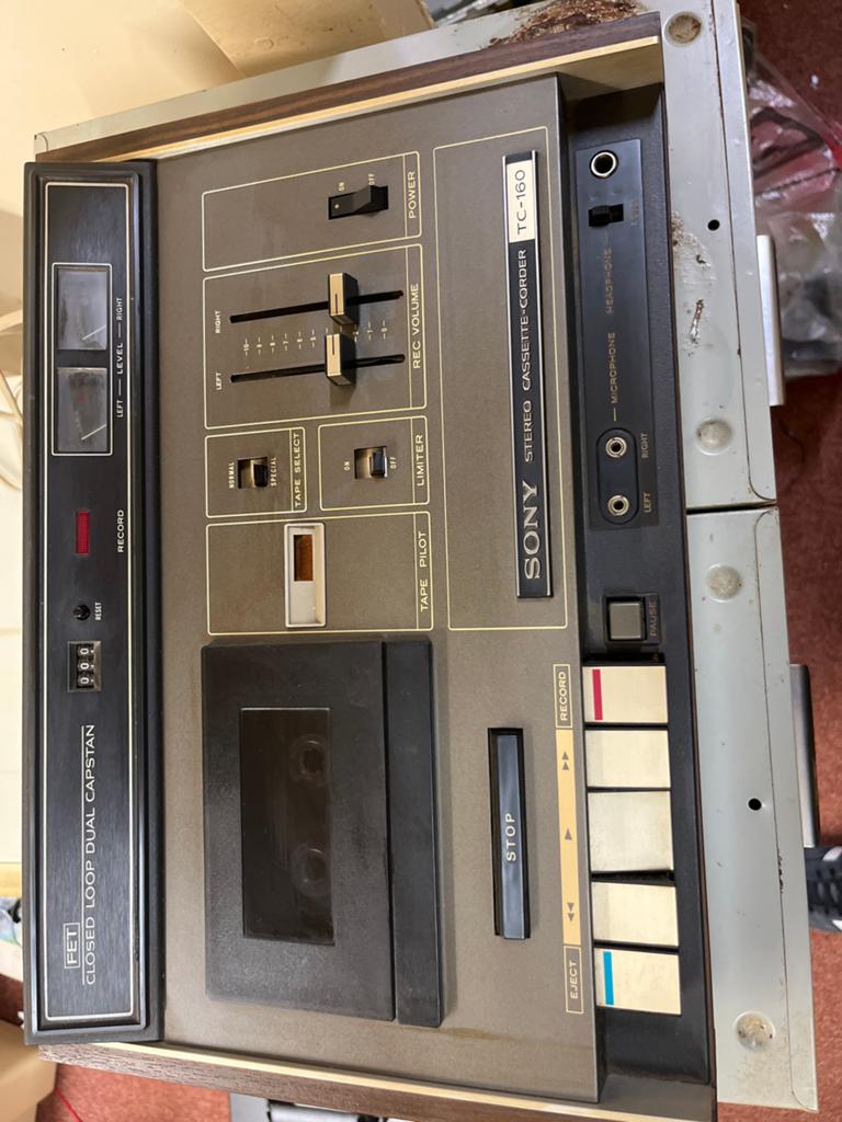 Vintage Sony TC-160 Stereo Cassette-Corder, Ophalen of Verzenden, Enkel, Sony, Tiptoetsen