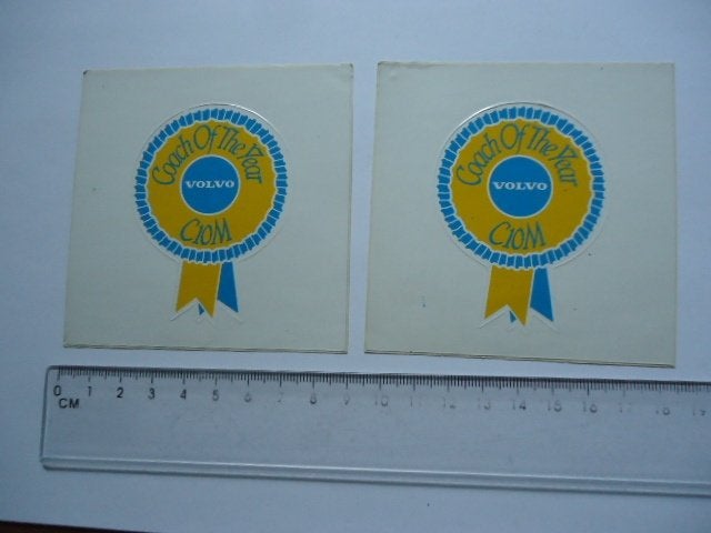 sticker oud Volvo bus autobus C10M coach touringcar retro, Verzamelen, Verzenden, Zo goed als nieuw, Bedrijf of Vereniging