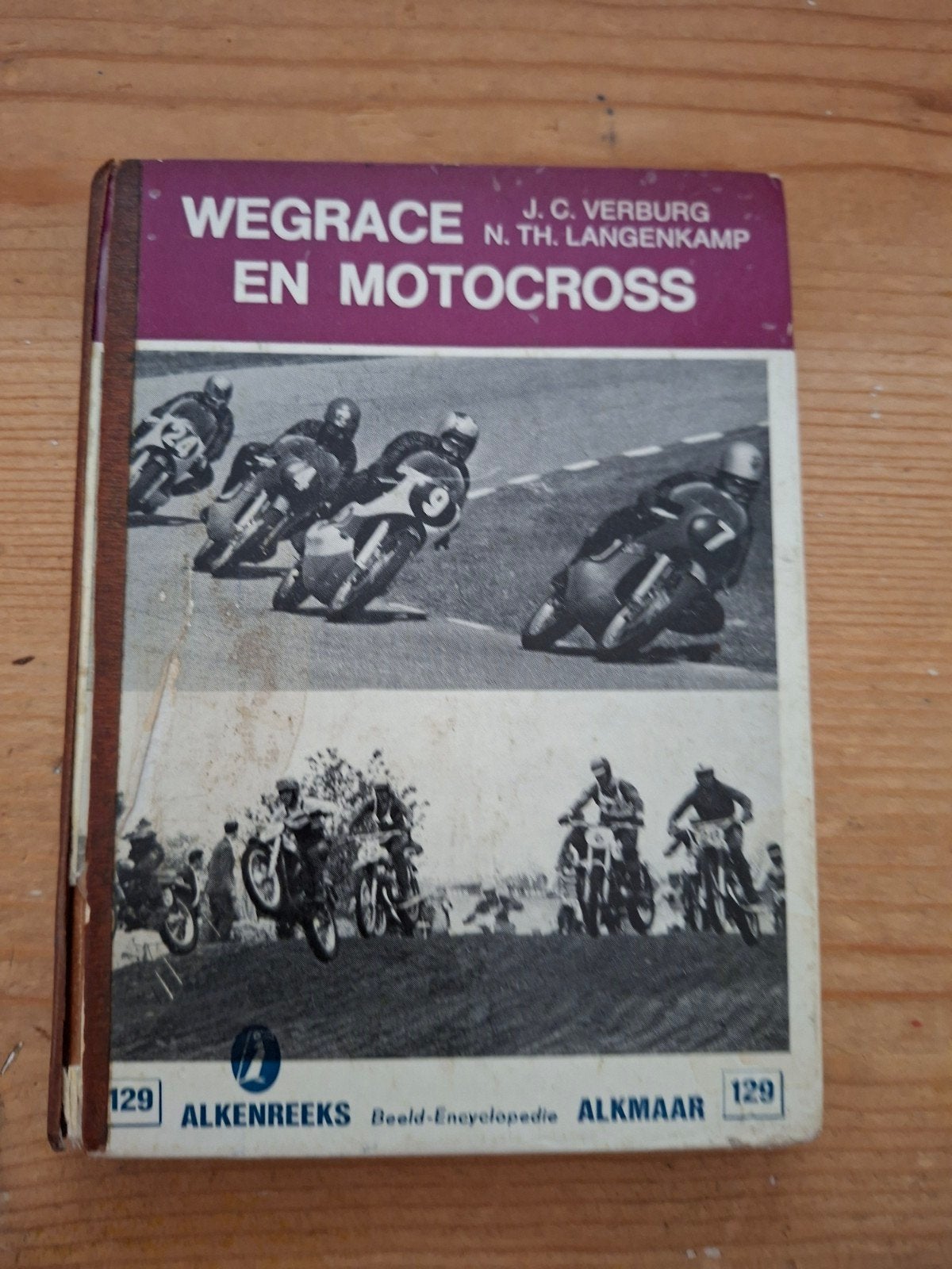 Wegrace en Motocross - J.C. Verburg & N.Th. Langenkamp, Ophalen of Verzenden, Gelezen, Algemeen, J.C. Verburg, N.Th. Langenkamp