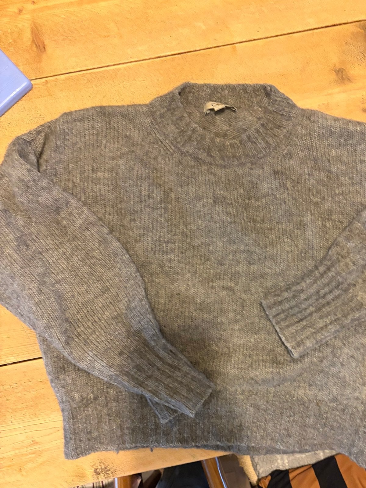 COS gebreide trui van wol en alpaca, maat M, Kleding | Dames, Truien en Vesten, Ophalen, Gedragen, Maat 38/40 (M), Grijs