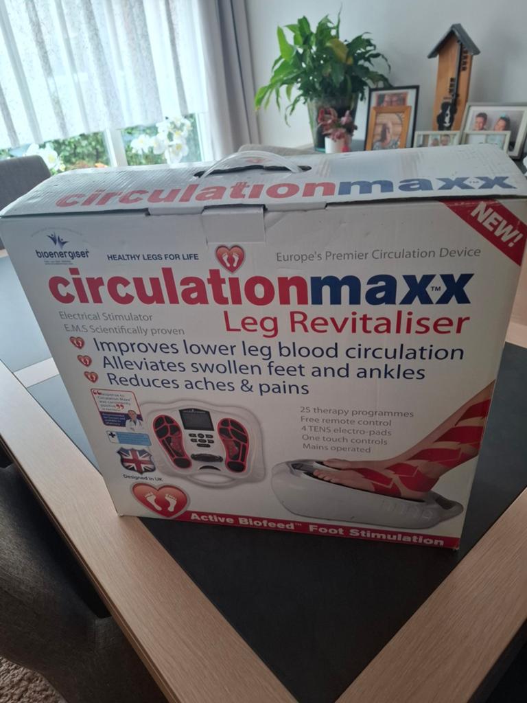 Bioenergiser circulation maxx  leg revitaliser, Witgoed en Apparatuur, Ophalen, Nieuw