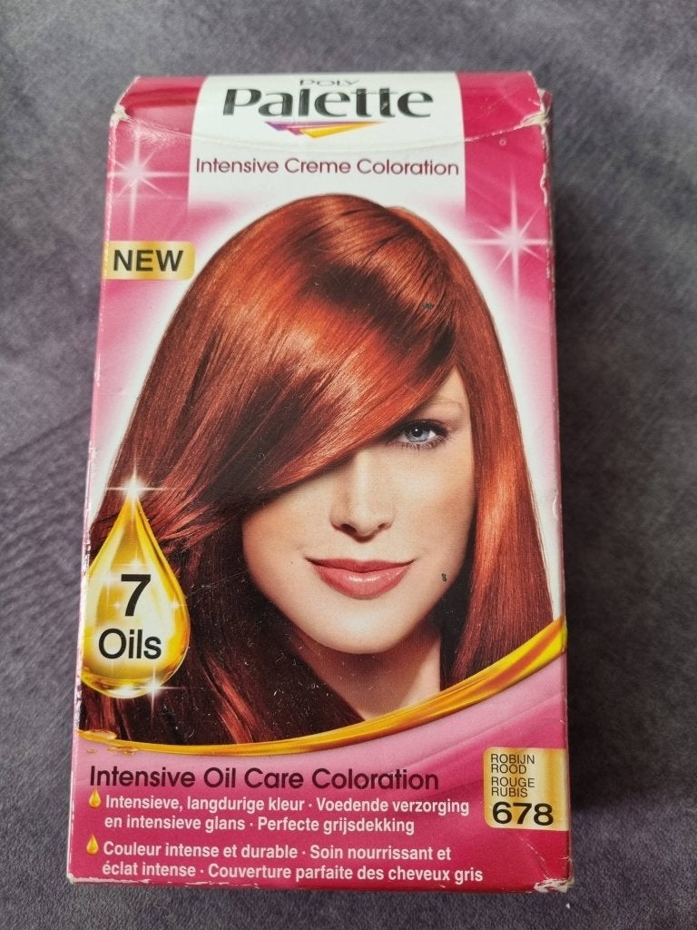 rood haarverf poly palette, Ophalen of Verzenden, Nieuw, Overige typen