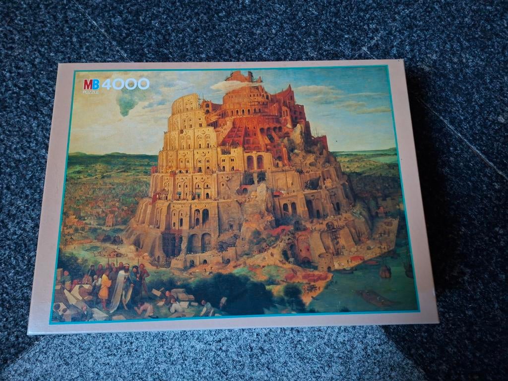 Legpuzzel 4000 st. Toren van Babel, Ophalen of Verzenden, Meer dan 1500 stukjes, Gebruikt