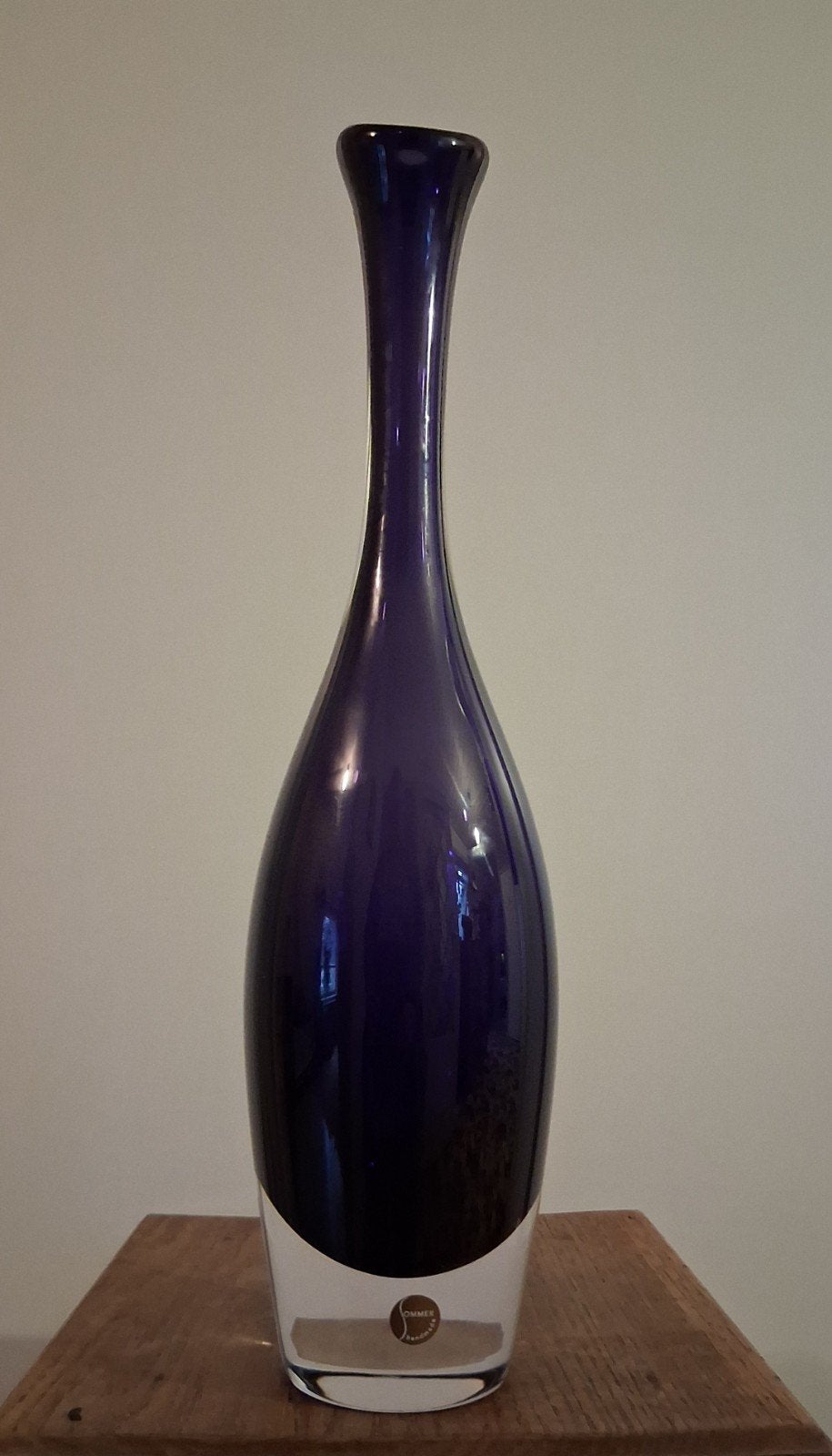 Sommer Dutch Art Glass vaas Leerdam glas vaas., Ophalen
