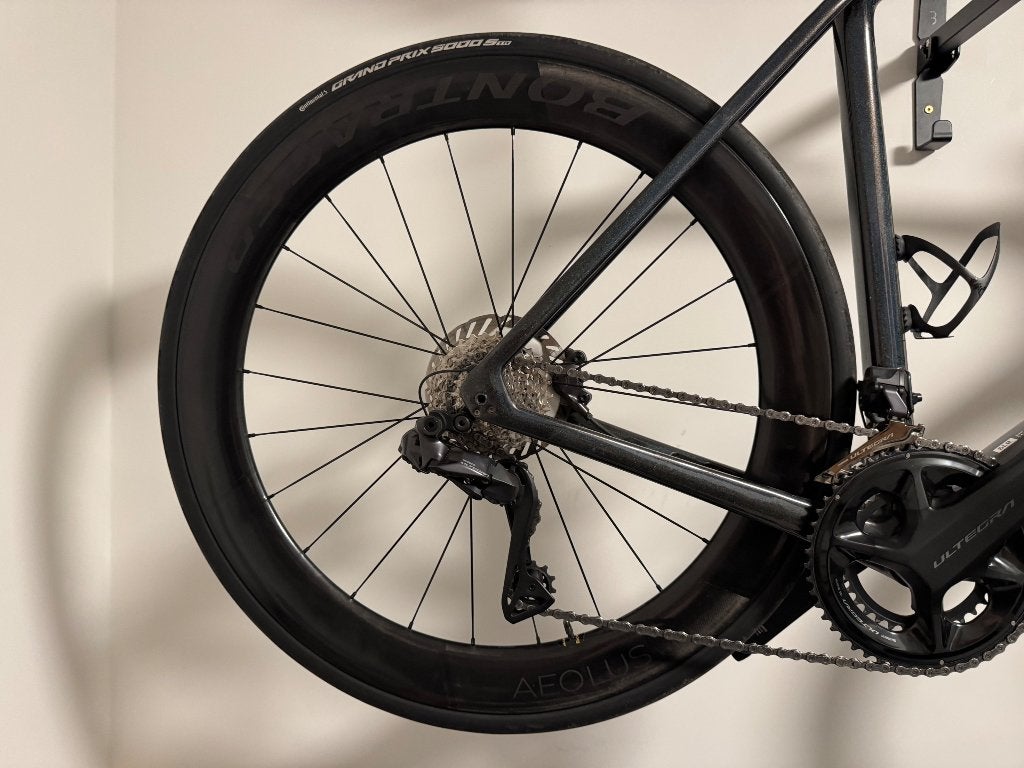 Bontrager RSL 62 carbon race wielset, Fietsen en Brommers, Fietsonderdelen, Zo goed als nieuw, Trek / Bontrager, Racefiets, Carbon