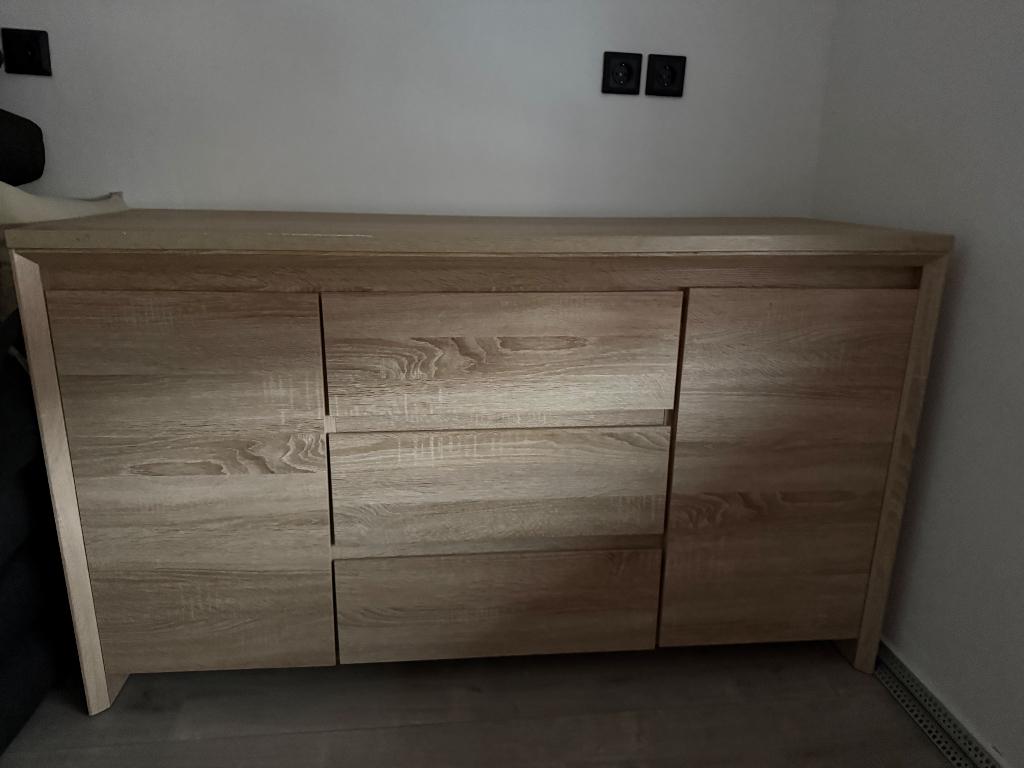 Houten dressoir, Ophalen, Gebruikt, 25 tot 50 cm, Met deur(en)