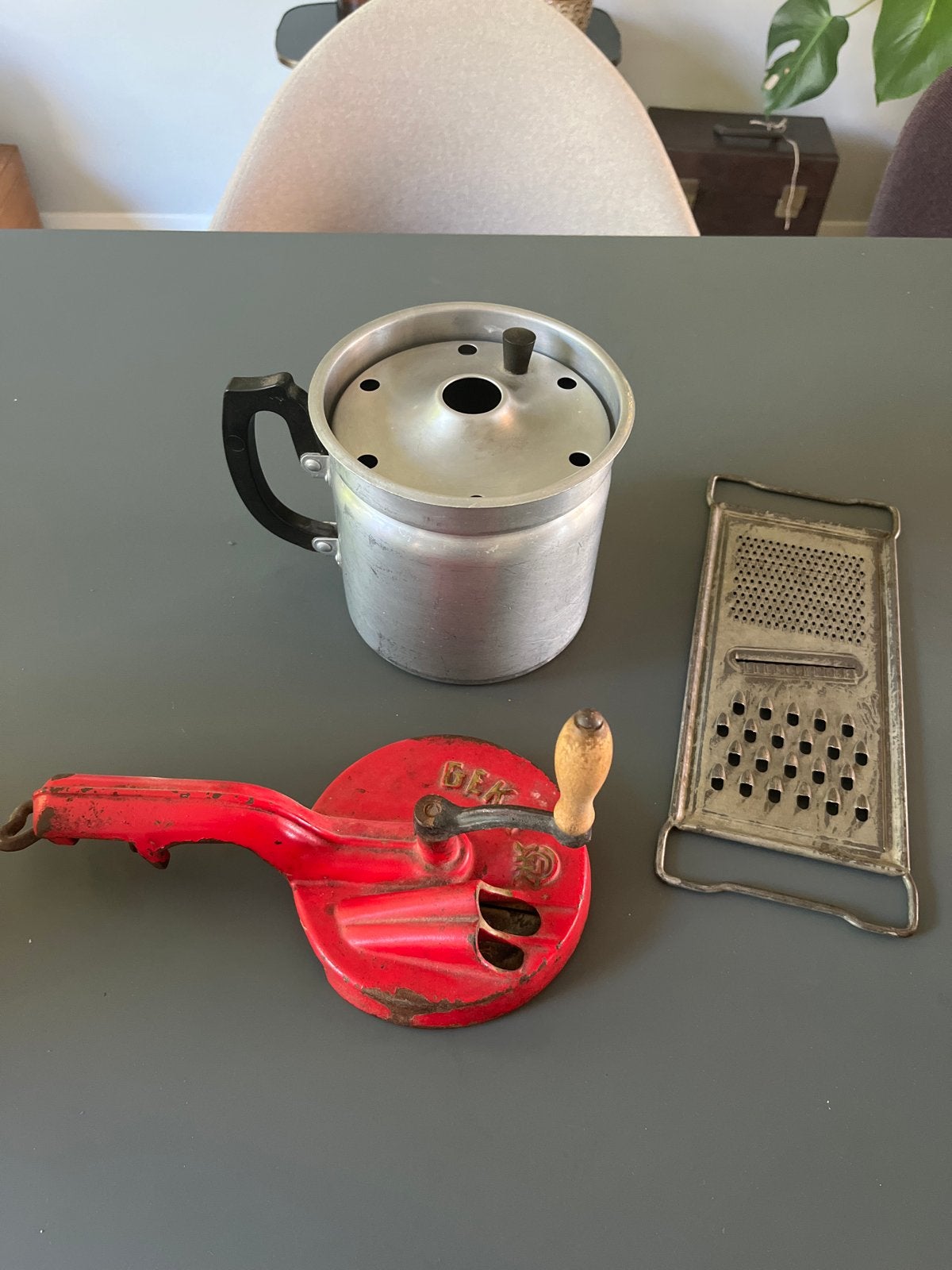 Vintage brocante keukenbenodigdheden, Ophalen