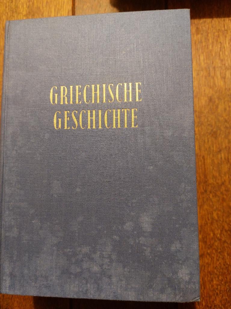 Griechische Geschichte- Ulrich Wilcken, Gelezen, 14e eeuw of eerder, Europa, Ophalen of Verzenden