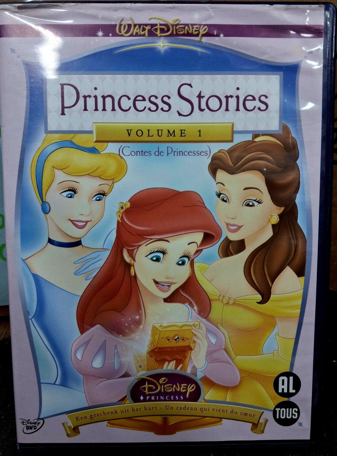 Walt Disney Princess Stories Volume 1 DVD, Bonusmateriaal, Alle leeftijden, Nederlands, Ophalen of Verzenden