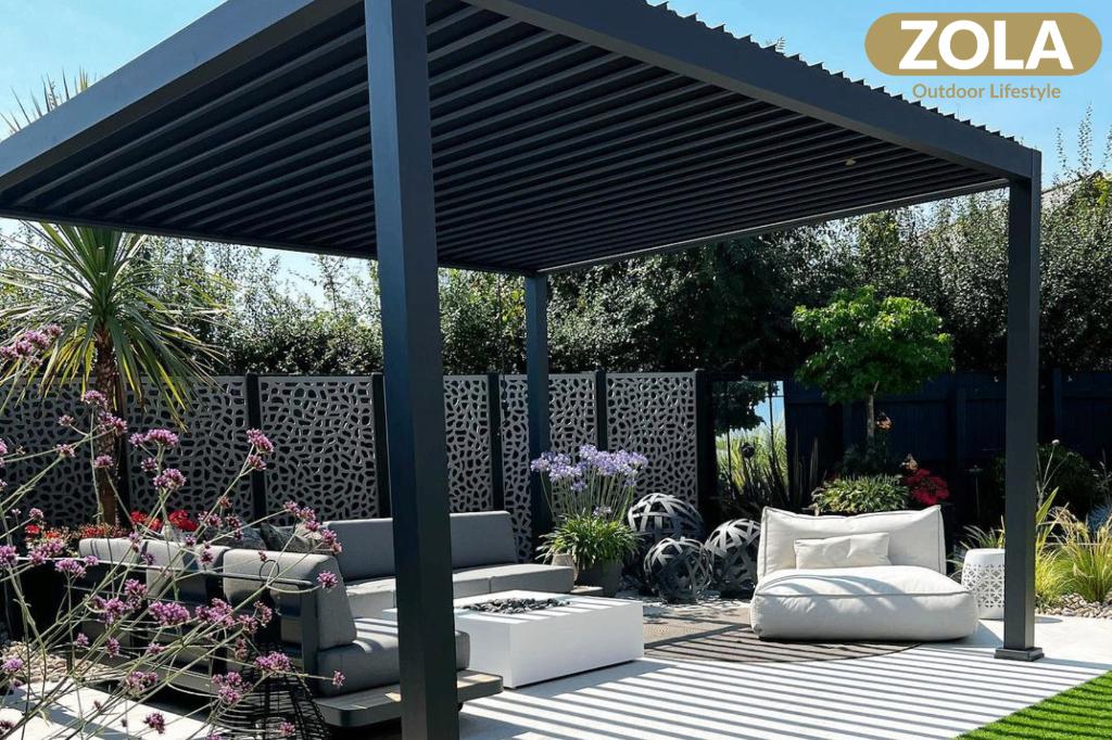 UITVERKOOP! Suns Rota 300x300 lamellen overkapping, Tuin en Terras, Overkappingen, Ophalen of Verzenden, Nieuw, Veranda