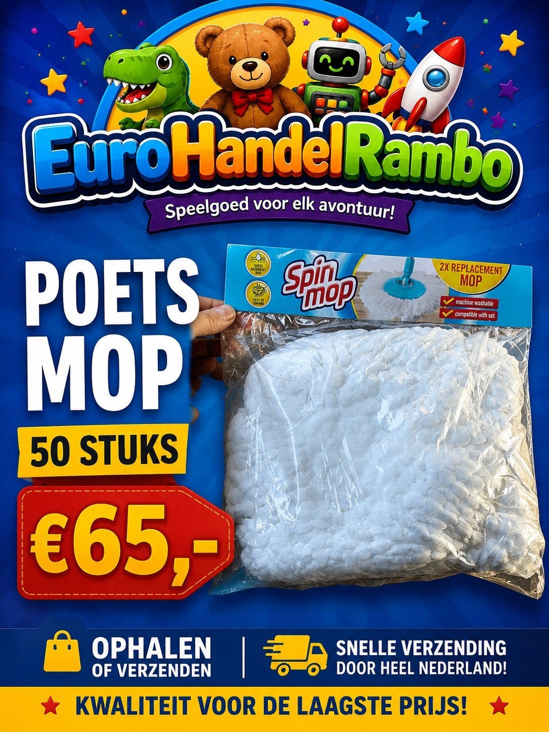 Partijhandel van alles wat, Ophalen of Verzenden