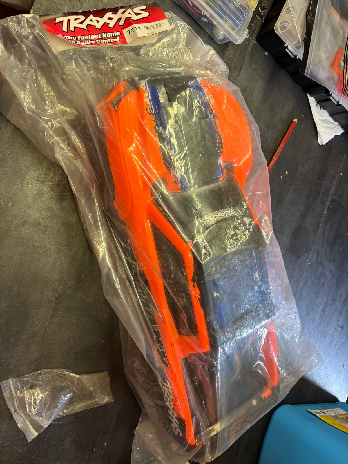 Traxxas xmaxx kap oranje blauw zwart, Ophalen of Verzenden, Zo goed als nieuw