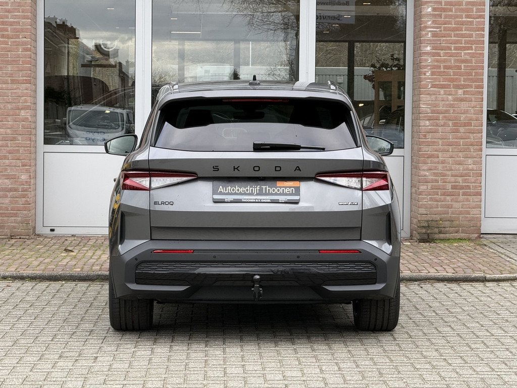 Skoda Elroq 85 Sportline | Trekhaak | Stoelverarming v+a | C, Automaat, Achterwielaandrijving, Gebruikt, Alcantara