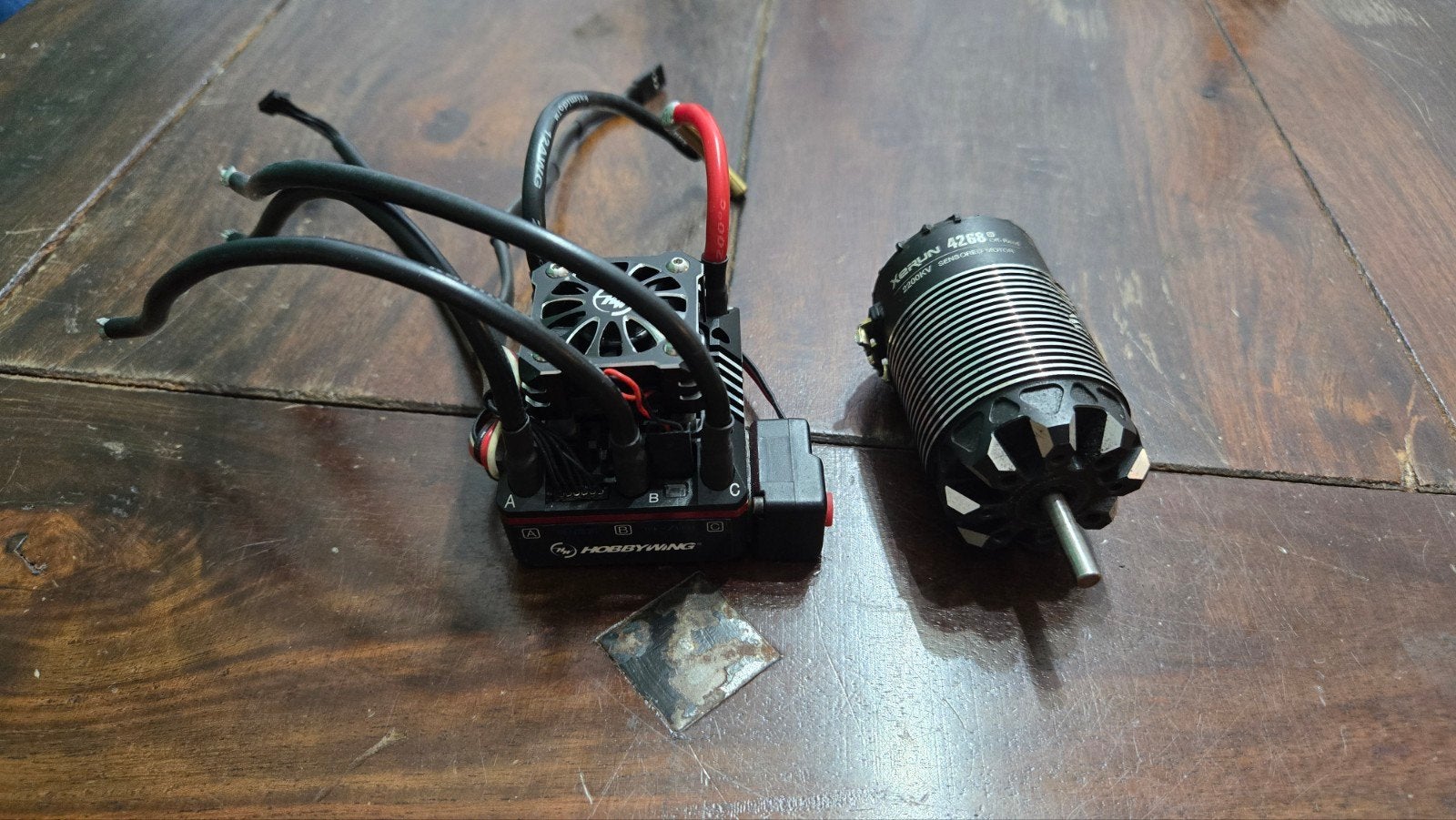 hobbywing xr8 plus combo, Ophalen of Verzenden, Zo goed als nieuw, Auto offroad
