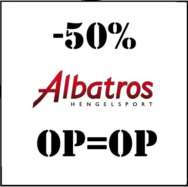 albatros nu -50% korting en OP=OP, Watersport en Boten, Hengelsport | Witvissen, Ophalen of Verzenden, Nieuw, Overige typen