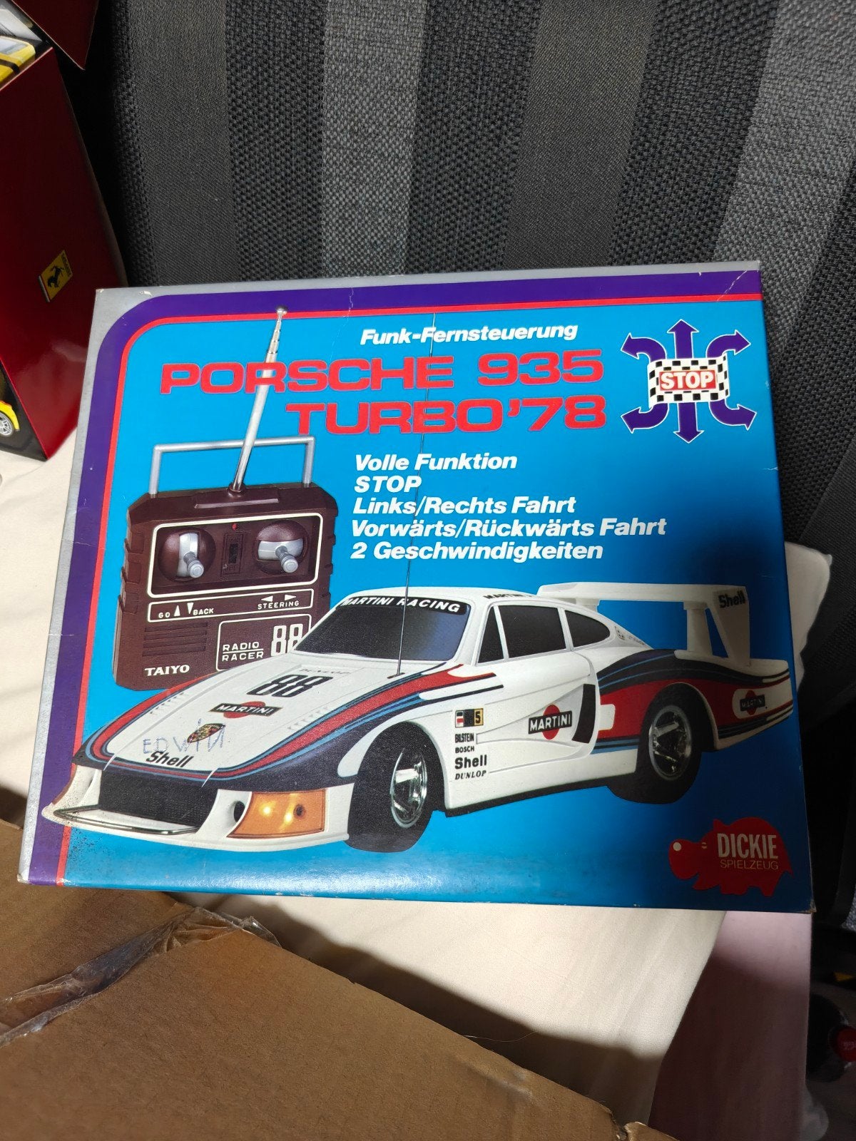 rc auto porsche 935 turbo 78, Ophalen of Verzenden, Groter dan 1:32, Auto, Overige merken