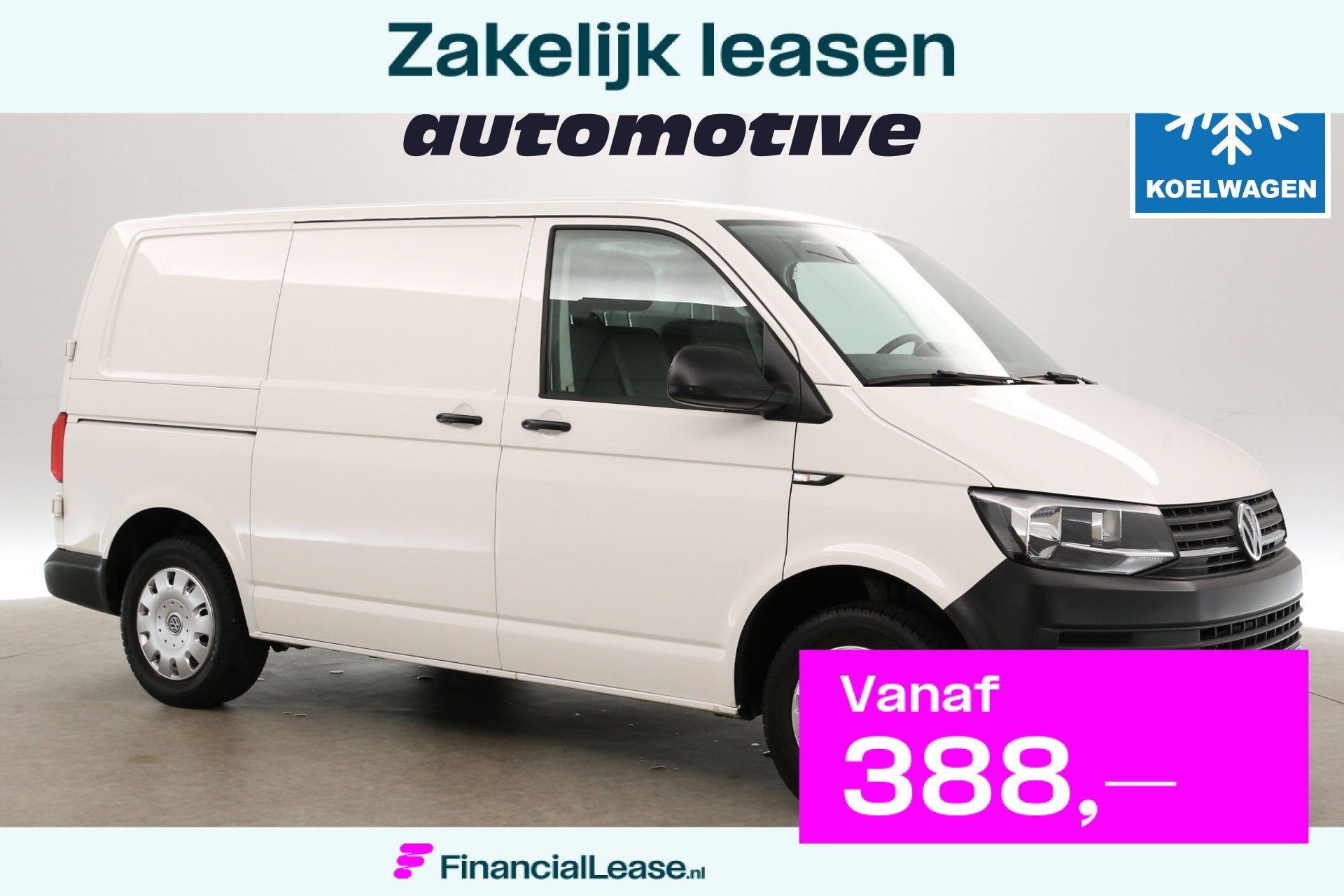 Volkswagen Transporter 2.0 TSI 150PK L1H1 | Koelwagen 0 |, Voorwielaandrijving, Gebruikt, Euro 6, 4 cilinders
