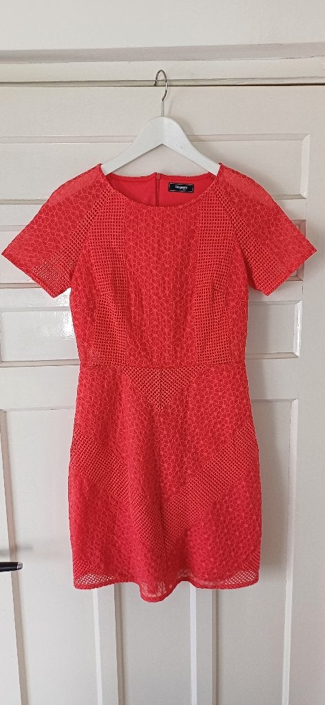 Prachtig rood jurkje van SINÉQUANONE Paris maat 36 (S), Kleding | Dames, Verzenden, Maat 36 (S), Boven de knie, Rood
