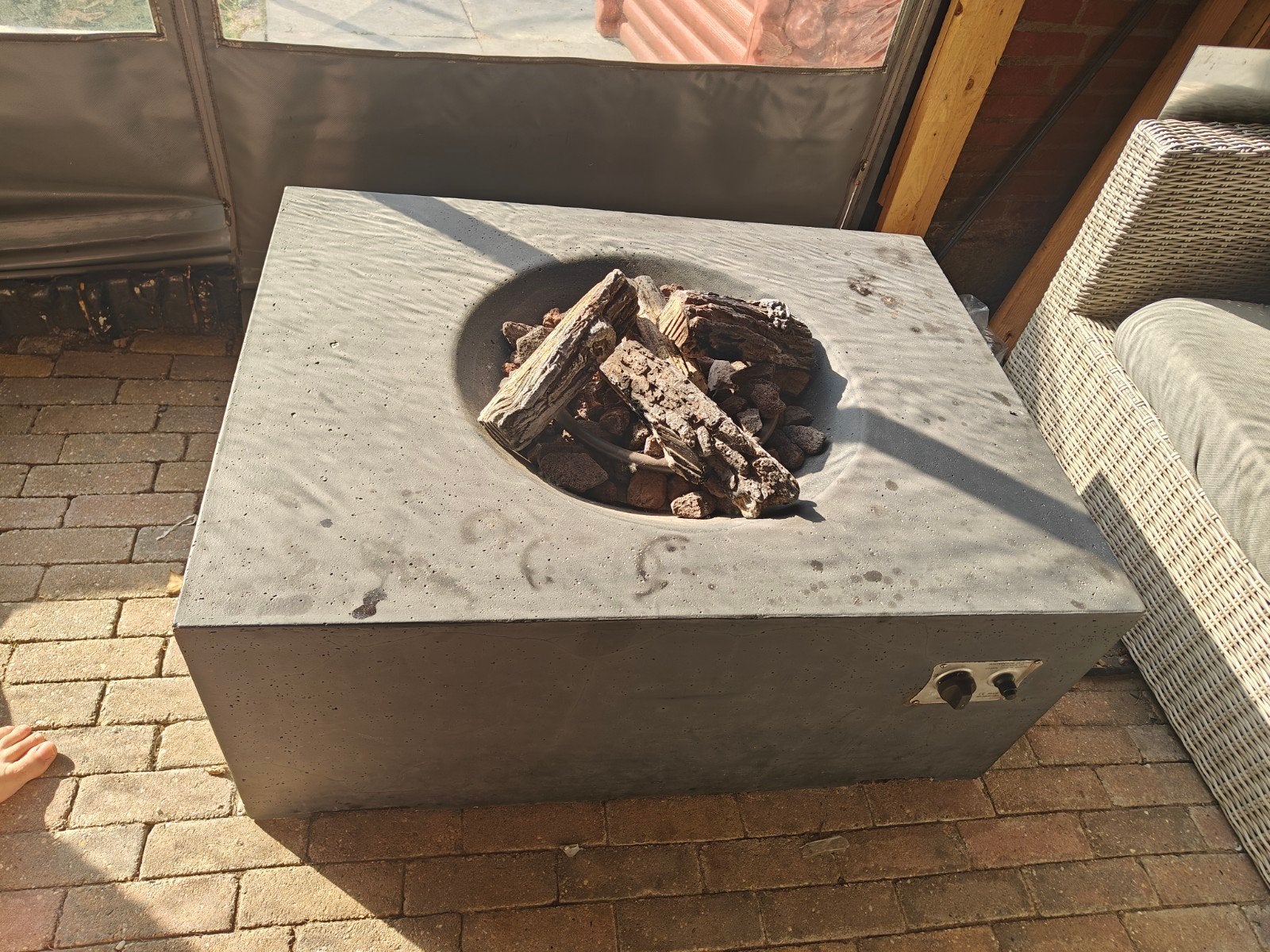 Happy cocooning tafelhaard / gashaard met schade, Ophalen