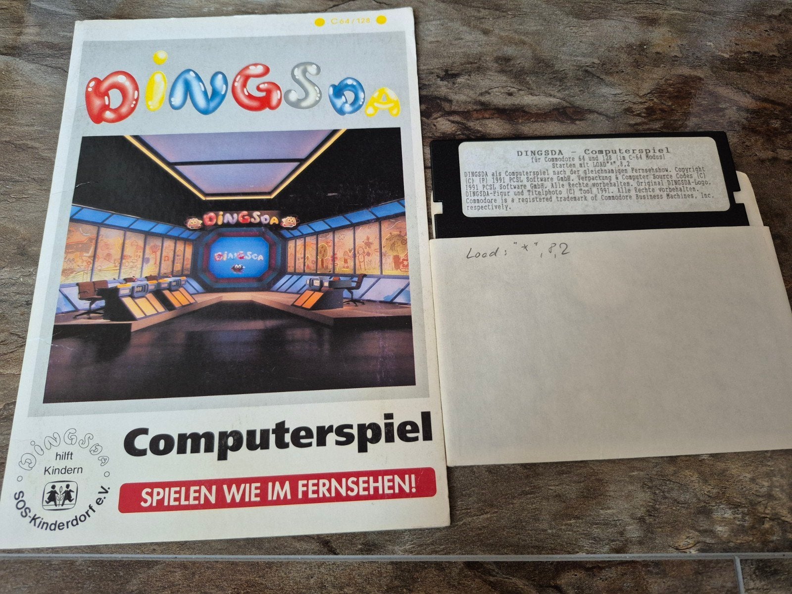 Dingsda Computerspiel Commodore C64, Spelcomputers en Games, Games | Pc, Gebruikt, Overige genres, 3 spelers of meer, Vanaf 3 jaar