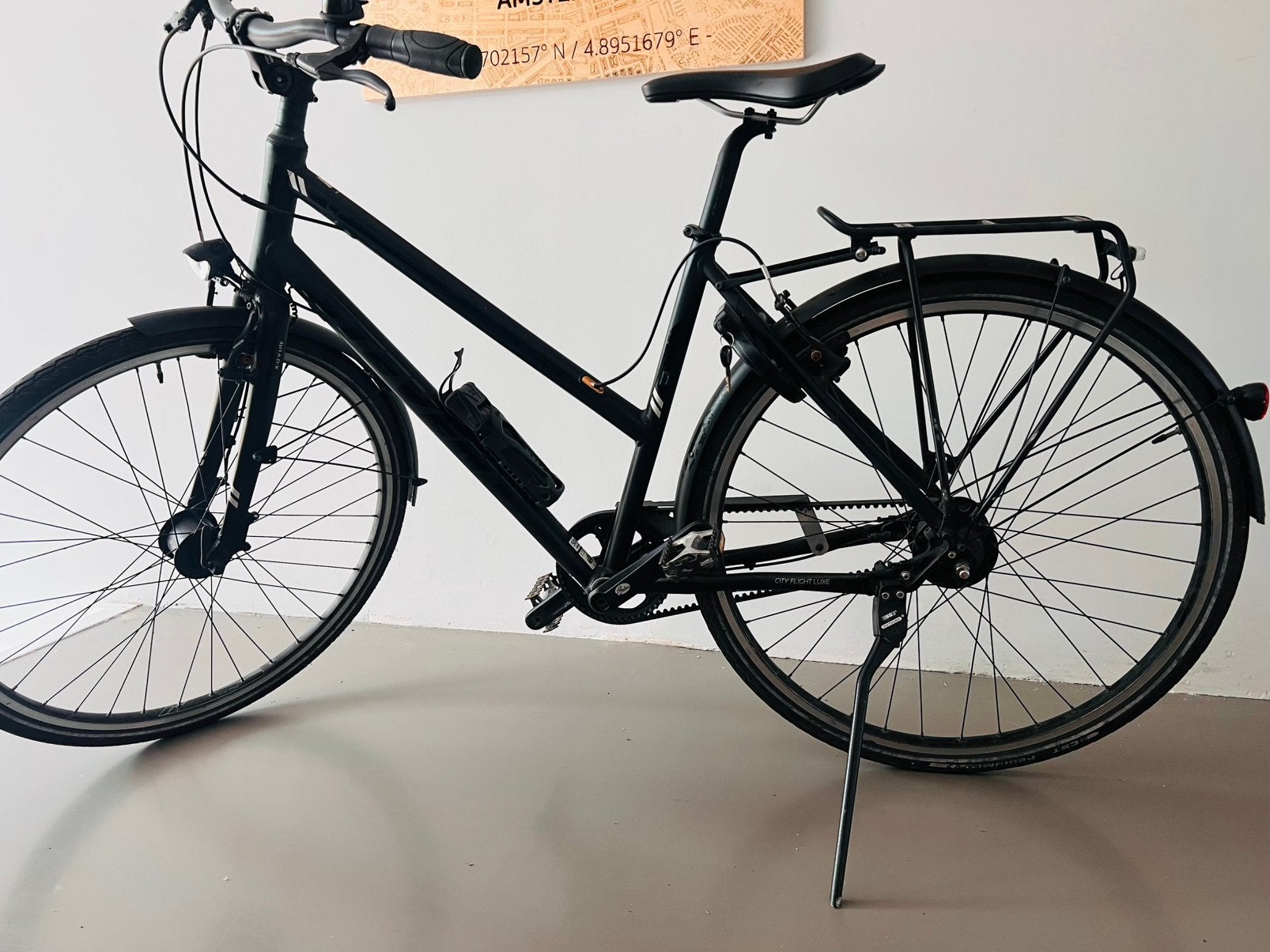 Stevens City Flight Luxe Lady 50 Velvet Black, Fietsen en Brommers, Minder dan 10 versnellingen, Gebruikt, 50 tot 53 cm, Ophalen