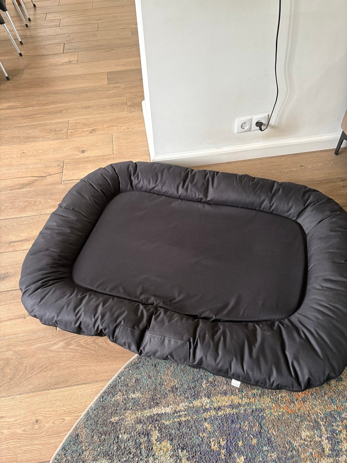 Zwart Friendly Pet hondenkussen 125 x 92x 15 met droogligmat, Ophalen, Zo goed als nieuw, Overige