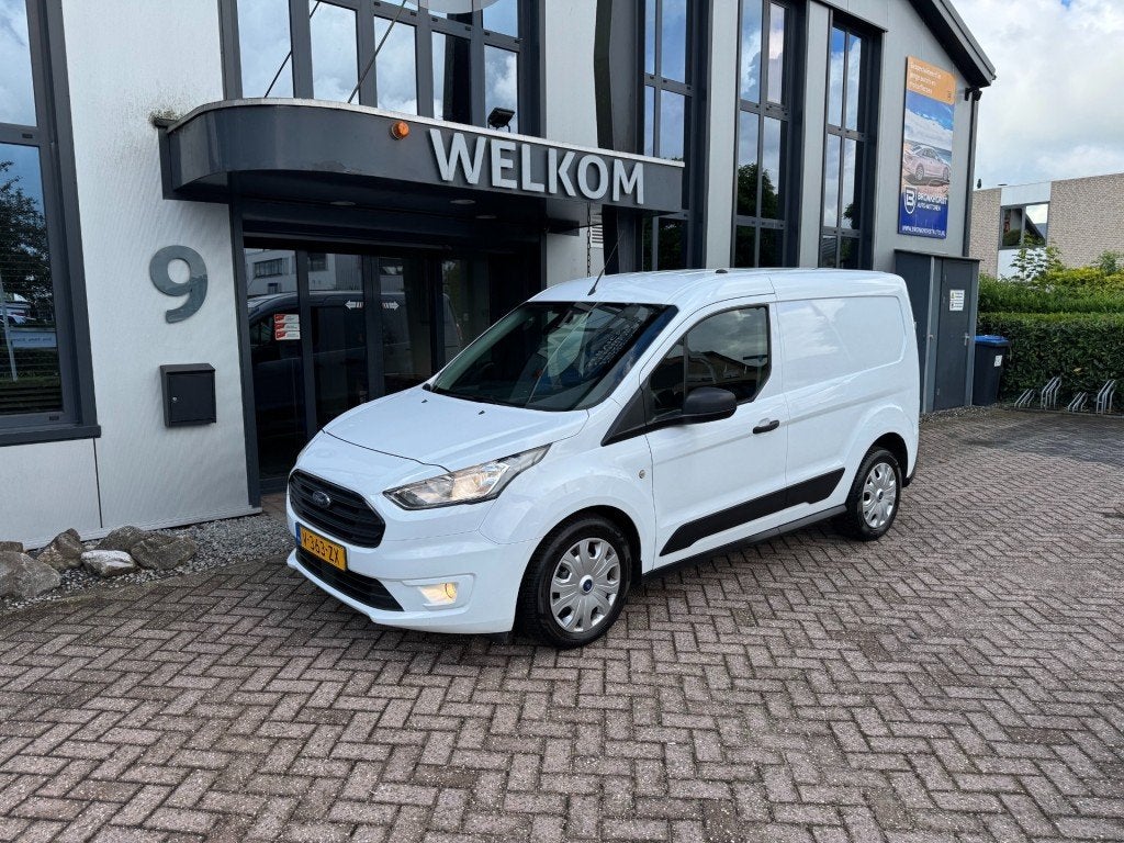 Ford TRANSIT CONNECT 1.5 TDCi Airco, verwarmde voorruit, 3-p, 4 cilinders, 100 pk, Wit, Origineel Nederlands