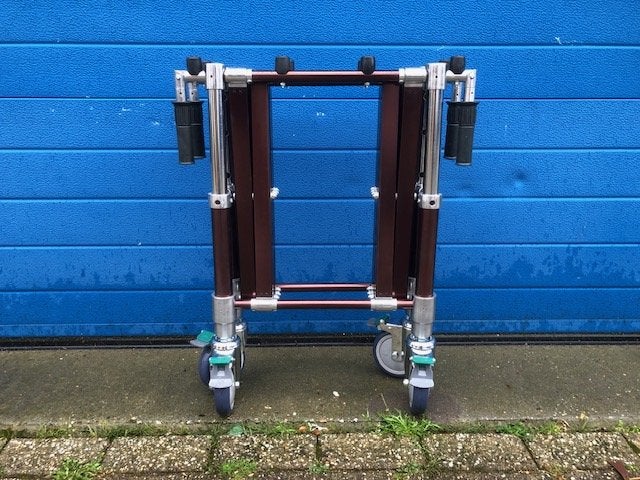 Bronskleurige schaarwagen of baarwagen van aluminium, Niet ingevuld, Niet ingevuld, Nieuw, Ophalen of Verzenden