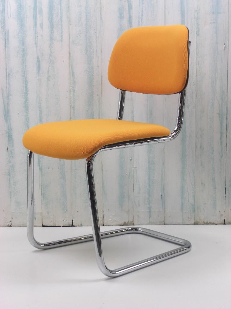 Lande - Jami slede eetkamerstoel zonder armleggers, Ophalen, Gebruikt, Gispen, Vijf, Zes of meer stoelen