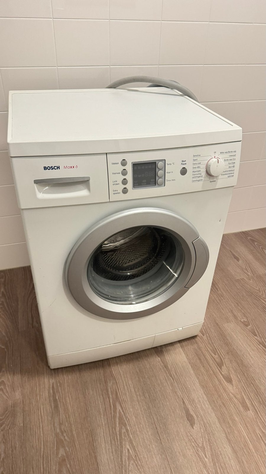 Bosch Maxx 6 Wasmachine - Betrouwbaar en Efficiënt, Ophalen, 6 tot 8 kg, Voorlader, Wolwasprogramma