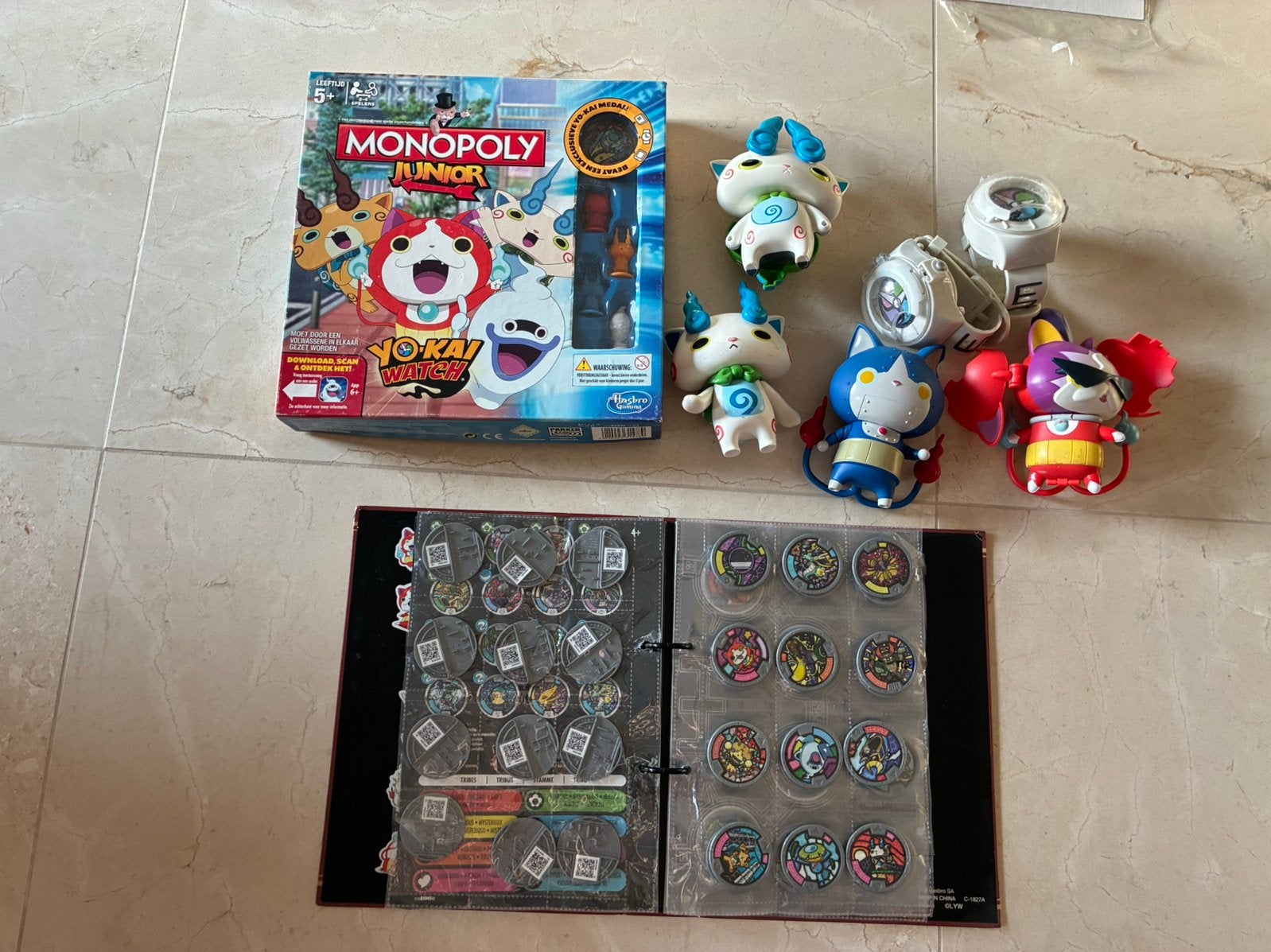 Monopoly Junior Yo-Kai Watch & Figuren/Medailles, Ophalen, Gebruikt, Jongen of Meisje