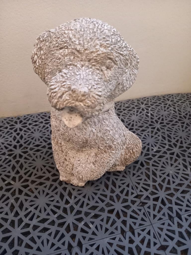 Tuin decoratie Betonnen hondje, kan als deur stopper b.v., Tuin en Terras, Tuinbeelden, Ophalen of Verzenden