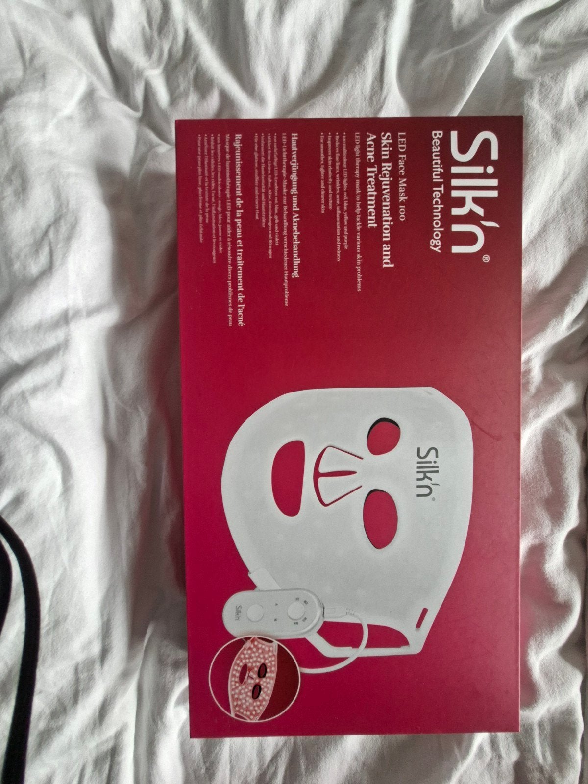 Silk'n LED Gezichtsmasker colageen, Ophalen of Verzenden, Zo goed als nieuw, Overige typen