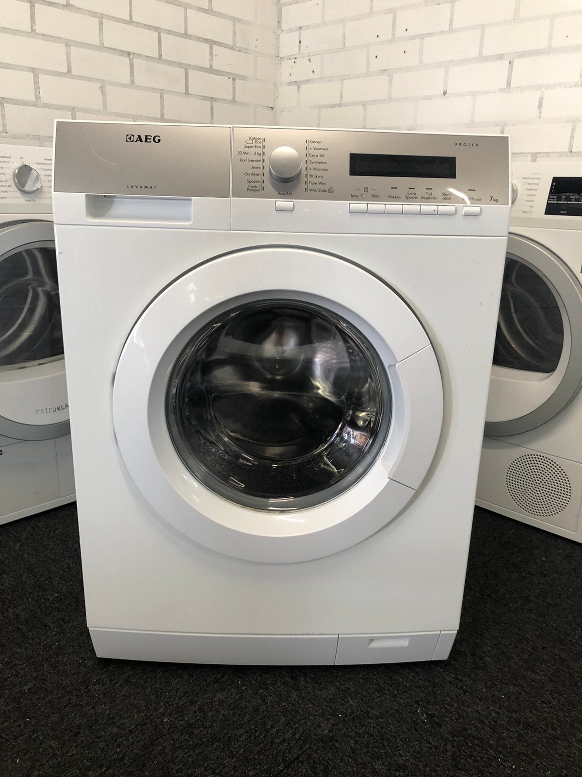 €199 A+++ 7kg AEG Protex Wasmachine OOK ALS SET garantie, Witgoed en Apparatuur, Wasmachines, Ophalen, Minder dan 85 cm, Zo goed als nieuw
