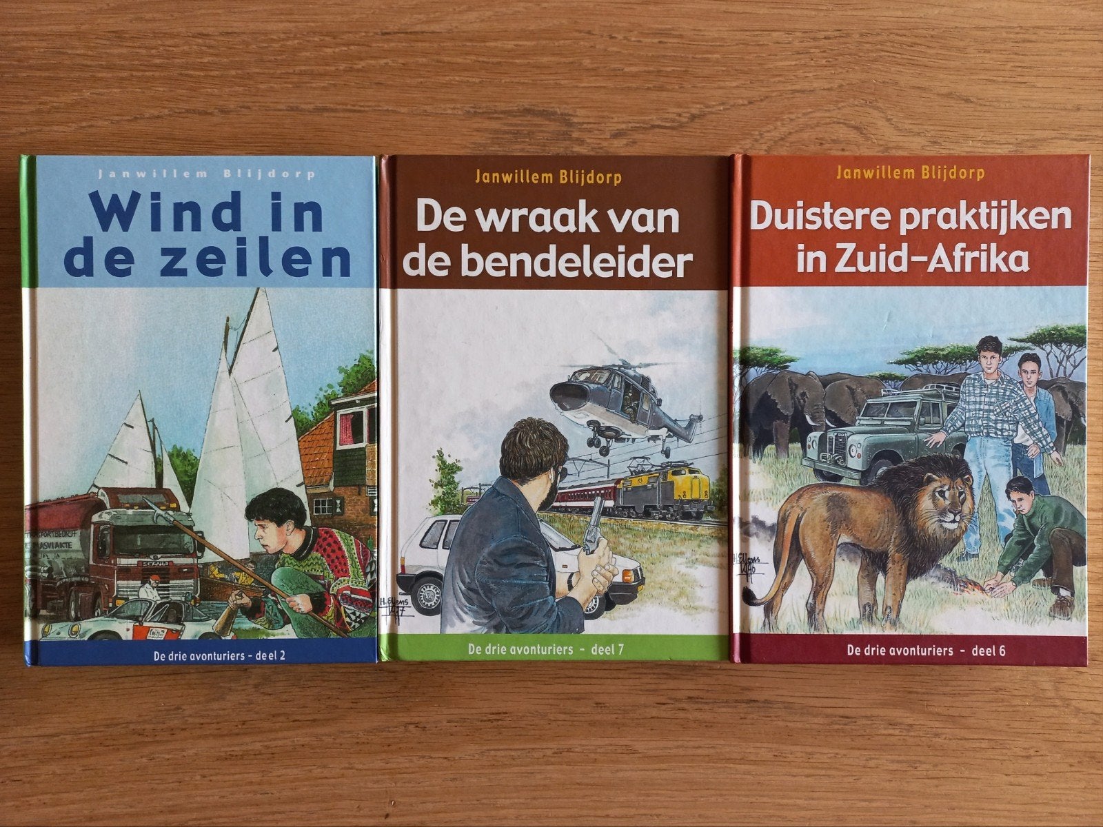 3x DE DRIE AVONTURIERS serie, Janwillem Blijdorp, chr. IZGS!, Ophalen of Verzenden, Gelezen