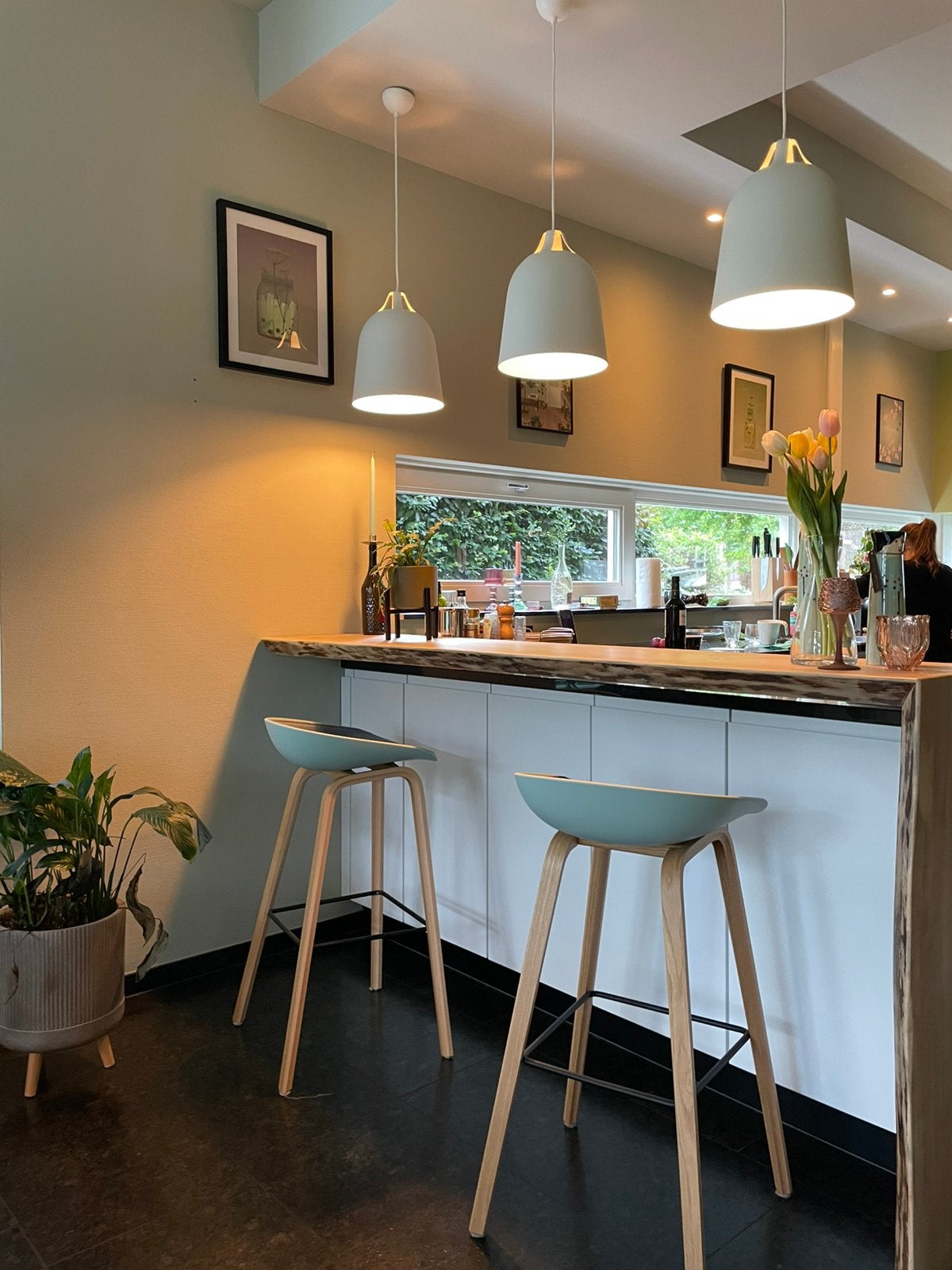 Eva Solo hanglamp Clover, Ø 29 cm, wit, E27, 3 stuks, Zo goed als nieuw, Metaal, Modern, E27 (groot)