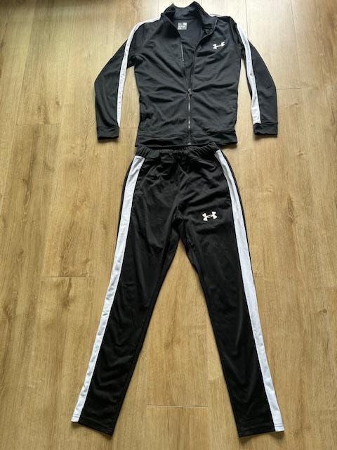 Zwart met wit Under Armour trainingspak maat XS, Zwart, Under Armour, Ophalen of Verzenden, Gedragen
