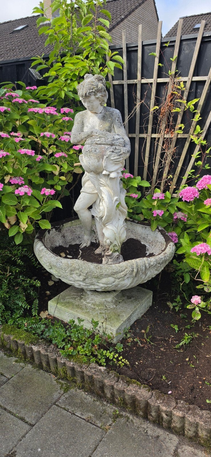 Zware fontijn, Tuin en Terras, Waterpartijen en Fonteinen, Ophalen, Beton