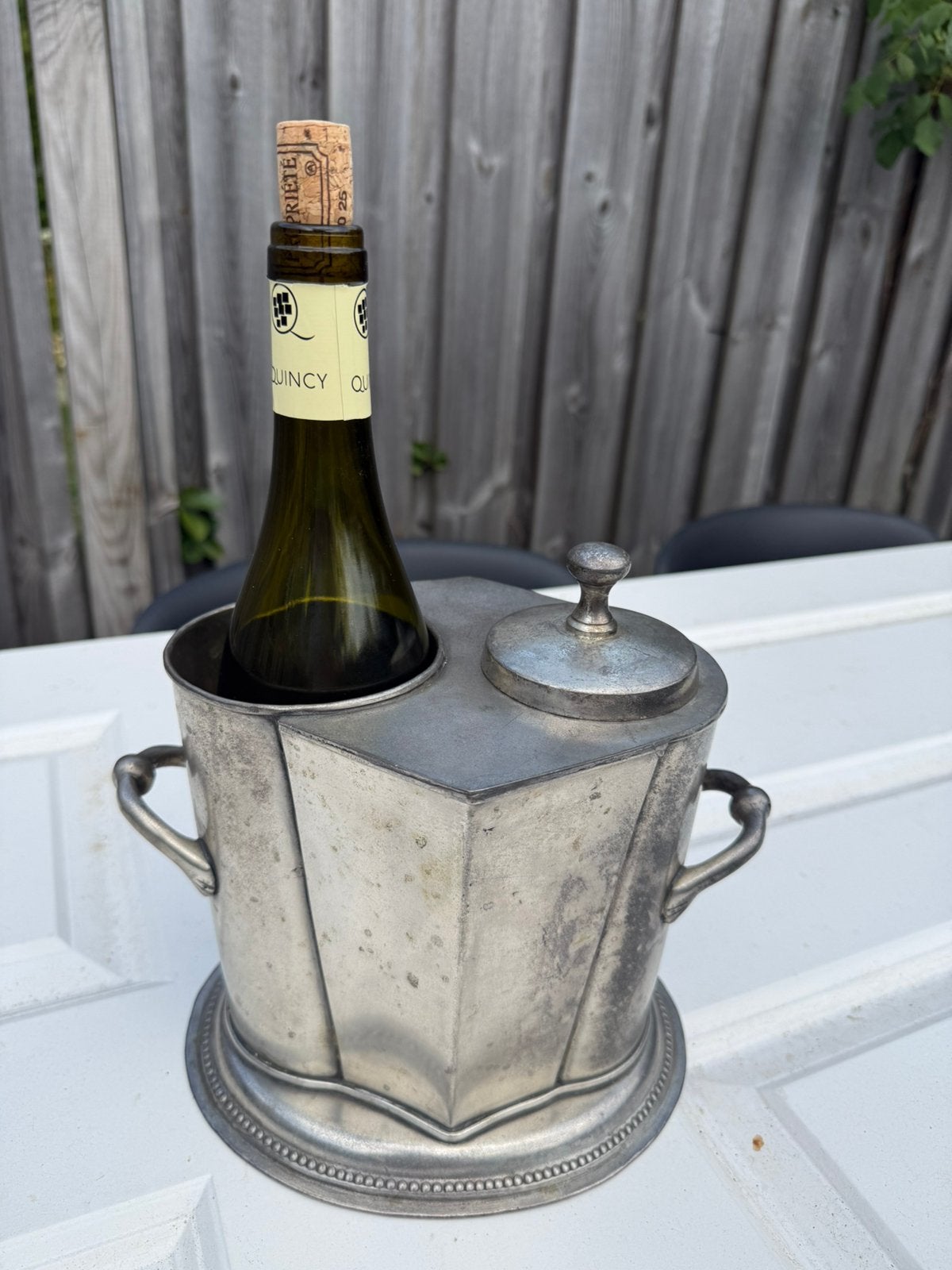 Art Deco-stijl wijn/champagne koeler, Ophalen of Verzenden, Gebruikt, Frankrijk, Champagne