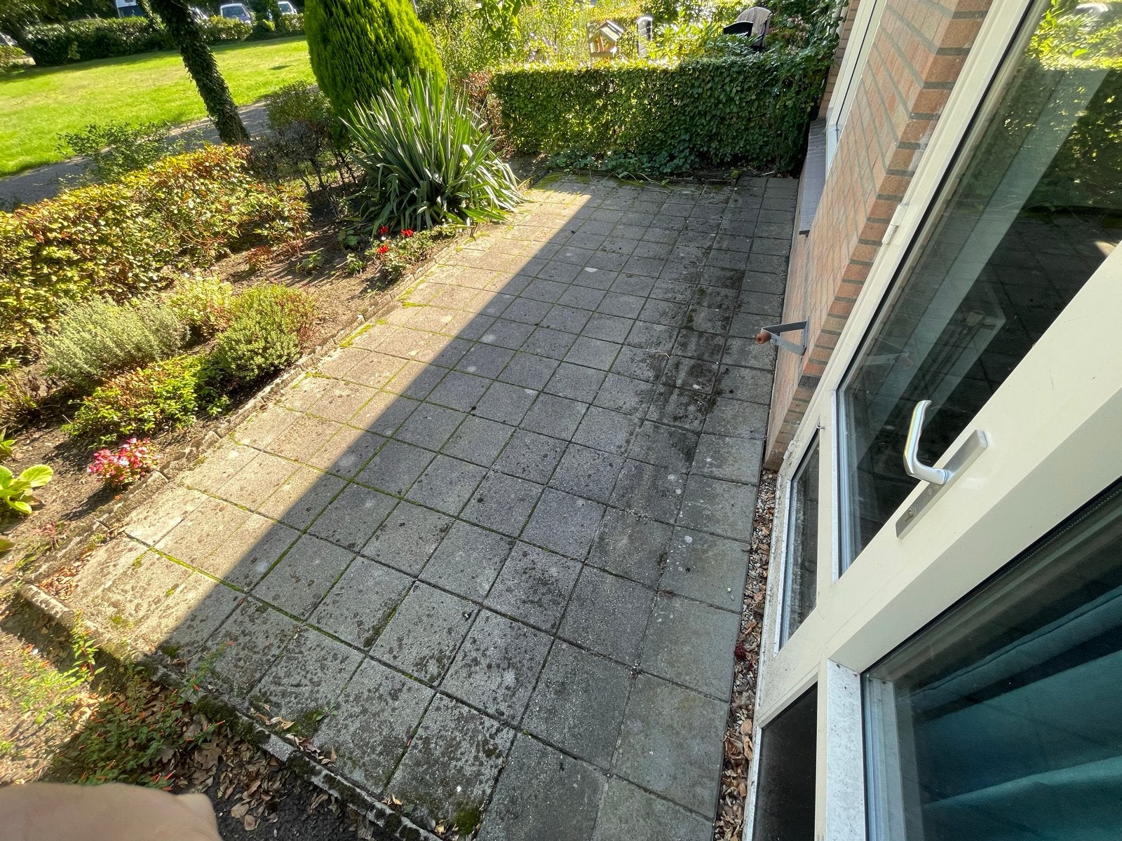 Gratis Gebruikte terrastegels, Ophalen, Gebruikt, 10 m² of meer, Beton